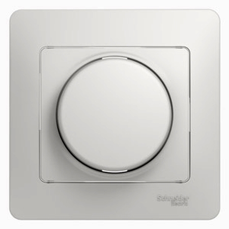 Светорегулятор поворотный Schneider Electric GLOSSA, 300 Вт, белый