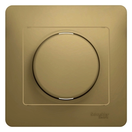 Светорегулятор поворотный Schneider Electric GLOSSA, 300 Вт, титан