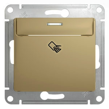 Карточный выключатель Schneider Electric GLOSSA, титан