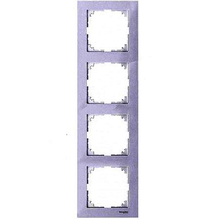 Рамка 4 поста Schneider Electric MERTEN M-PURE, активно-белый