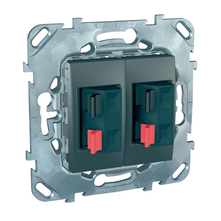 Аудио-розетка Schneider Electric UNICA TOP, графит