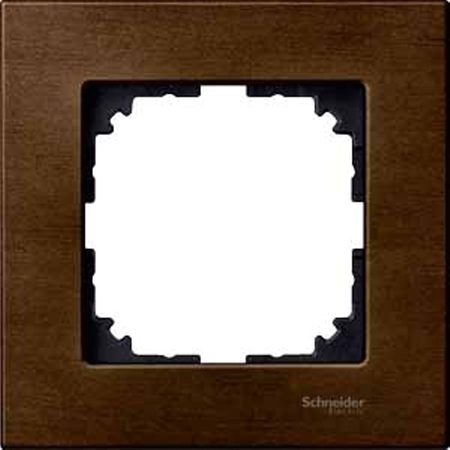 Рамка 1 пост Schneider Electric MERTEN M-ELEGANCE, орех