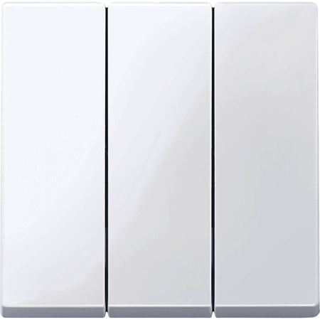 Клавиша тройная Schneider Electric MERTEN SYSTEM M, активно-белый