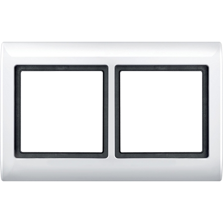 Рамка 2 поста Schneider Electric MERTEN AQUADESIGN IP44, полярно-белый