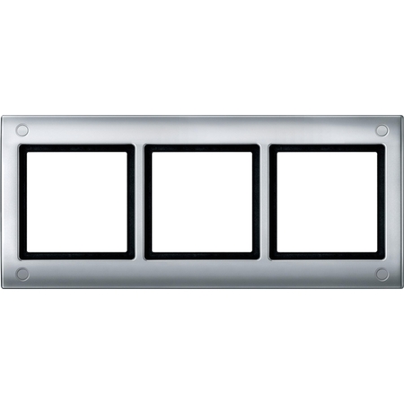 Рамка 3 поста Schneider Electric MERTEN AQUADESIGN IP44, алюминий
