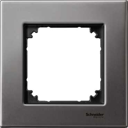 Рамка 1 пост Schneider Electric MERTEN M-ELEGANCE, серый родий