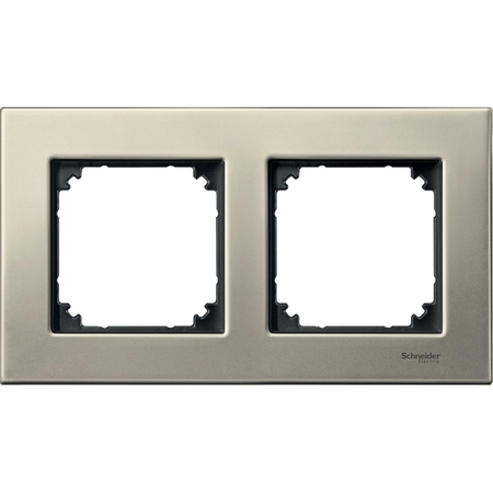 Рамка 2 поста Schneider Electric MERTEN M-ELEGANCE, титан