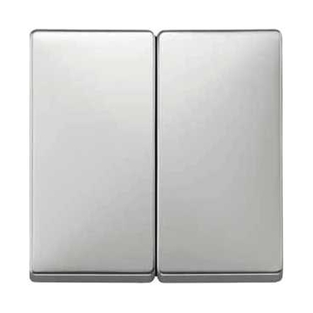 Клавиша двойная Schneider Electric MERTEN SYSTEM DESIGN, стальной