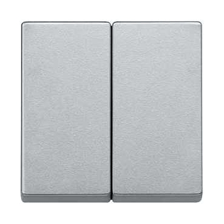 Клавиша двойная Schneider Electric MERTEN SYSTEM M, алюминий