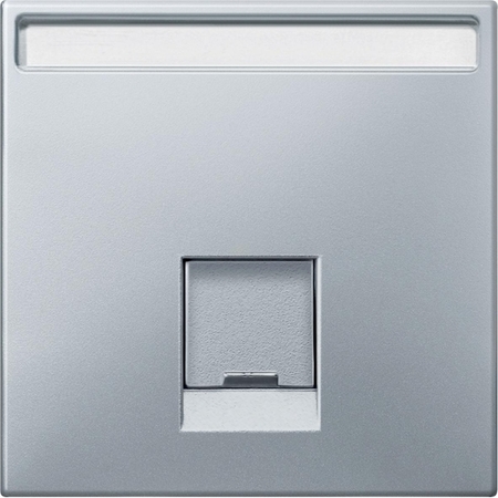 Накладка на розетку информационную Schneider Electric MERTEN SYSTEM DESIGN, алюминий