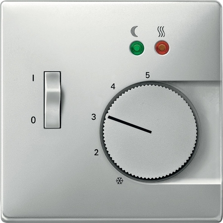 Накладка на термостат Schneider Electric MERTEN SYSTEM DESIGN, стальной
