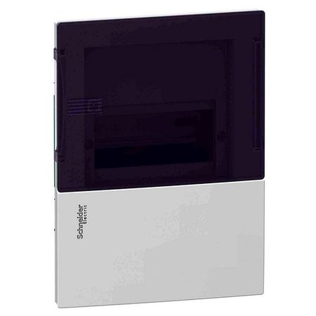 Распределительный шкаф Schneider Electric MINI PRAGMA 6 мод., IP40, встраиваемый, пластик, дымчатая дверь, с клеммами