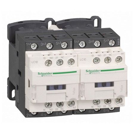 Реверсивный контактор Schneider Electric TeSys LC2D 3P 18А 400/380В AC