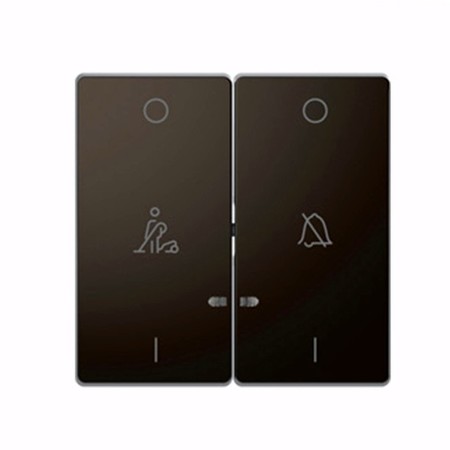 Клавиша двойная с линзами Schneider Electric MERTEN D-LIFE, антрацит