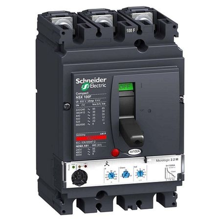 Силовой автомат Schneider Electric Compact NSX 100, Micrologic 2.2 M, 50кА, 3P, 25А