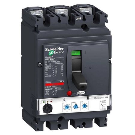 Силовой автомат Schneider Electric Compact NSX 250, Micrologic 2.2 M, 50кА, 3P, 150А