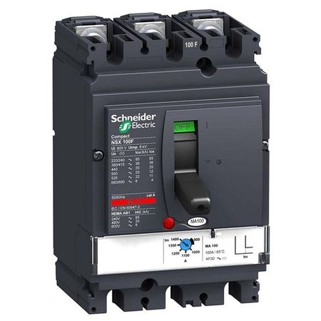 Силовой автомат Schneider Electric Compact NSX 100, MA, 36кА, 3P, 25А