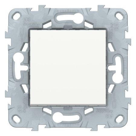 Выключатель 1-клавишный Schneider Electric UNICA NEW, скрытый монтаж, белый