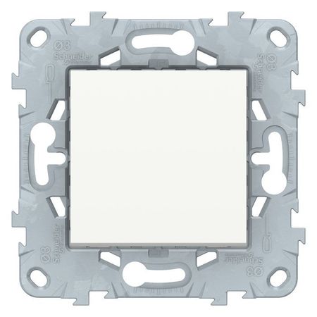 Переключатель 1-клавишный Schneider Electric UNICA NEW, скрытый монтаж, белый