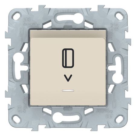 Карточный выключатель Schneider Electric UNICA NEW, бежевый