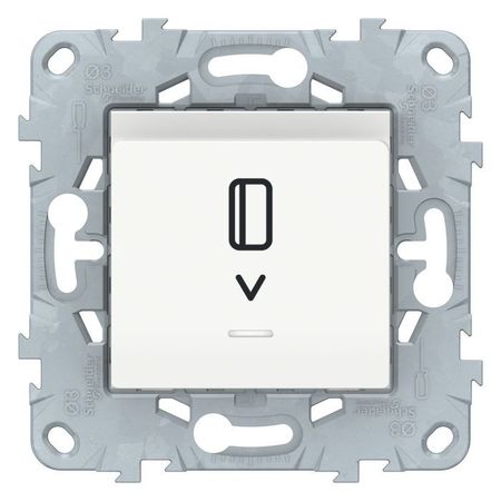 Карточный выключатель Schneider Electric UNICA NEW, белый