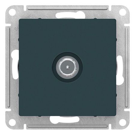 Розетка TV Schneider Electric ATLASDESIGN, оконечная, изумруд