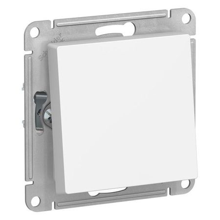 Переключатель 1-клавишный Schneider Electric ATLASDESIGN, скрытый монтаж, белый