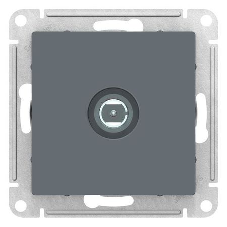 Розетка TV Schneider Electric ATLASDESIGN, одиночная, грифель