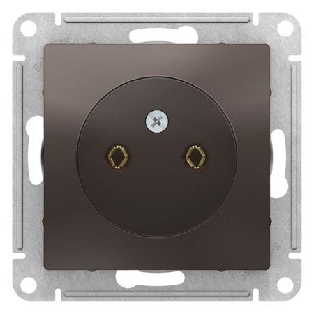Розетка Schneider Electric ATLASDESIGN, скрытый монтаж, мокко