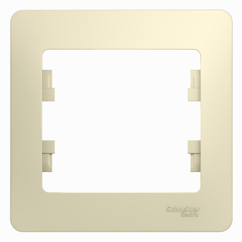 Рамка 1 пост Schneider Electric GLOSSA, бежевый