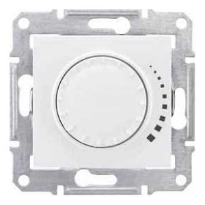 Светорегулятор поворотный Schneider Electric SEDNA, 325 Вт, белый