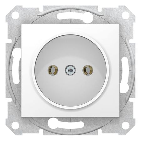 Розетка Schneider Electric SEDNA, скрытый монтаж, безвинтовые клеммы, белый