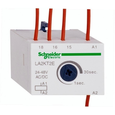 БЛОК ВСПОМОГАТЕЛЬНЫХ КОНТАКТОВ С ВЫДЕРЖКОЙ ВРЕМЕНИ 1...30С AC/DC 24...48V