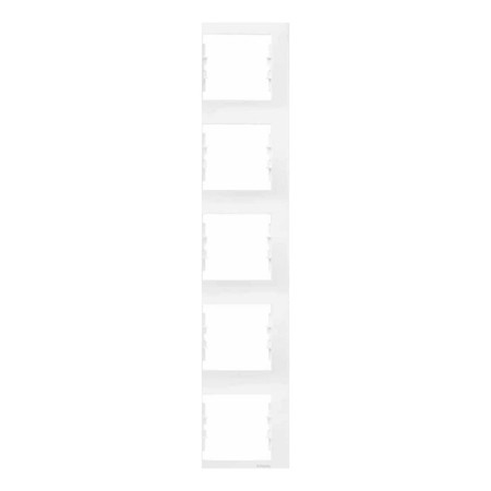 Рамка 5 постов Schneider Electric SEDNA, вертикальная, белый