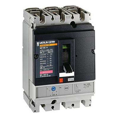 Силовой автомат Schneider Electric Compact NS, 70кА, 3P, 100А