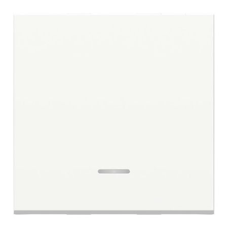Переключатель 1-клавишный Schneider Electric UNICA MODULAR, с подсветкой, скрытый монтаж, белый