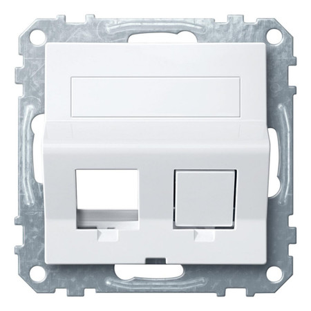 Накладка на розетку информационную Schneider Electric MERTEN SYSTEM M, активно-белый