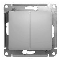 Выключатель 2-клавишный Schneider Electric GLOSSA, скрытый монтаж, перламутр