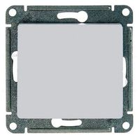 Переключатель 1-клавишный Schneider Electric GLOSSA, скрытый монтаж, перламутр