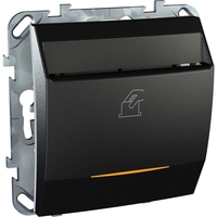 Карточный выключатель Schneider Electric UNICA TOP, механический, графит