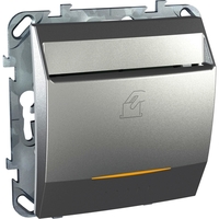 Карточный выключатель Schneider Electric UNICA TOP, механический, алюминий