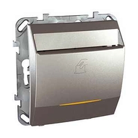 Карточный выключатель Schneider Electric UNICA TOP, механический, алюминий