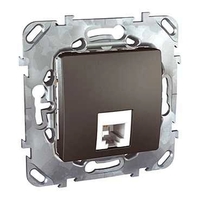 Розетка 1xRJ11 Schneider Electric UNICA TOP, графит