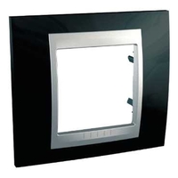 Рамка 1 пост Schneider Electric UNICA TOP, родий