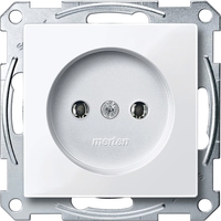 Розетка Schneider Electric MERTEN SYSTEM M, скрытый монтаж, активно-белый