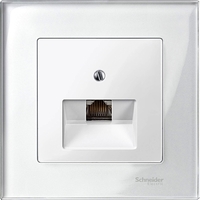 Накладка на розетку информационную Schneider Electric MERTEN SYSTEM M, полярно-белый