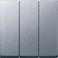 Клавиша тройная Schneider Electric MERTEN SYSTEM M, алюминий