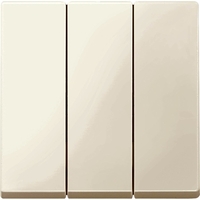 Клавиша тройная Schneider Electric MERTEN SYSTEM M, бежевый блестящий