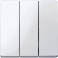 Клавиша тройная Schneider Electric MERTEN SYSTEM M, активно-белый