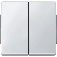Клавиша двойная Schneider Electric MERTEN AQUADESIGN IP44, белый